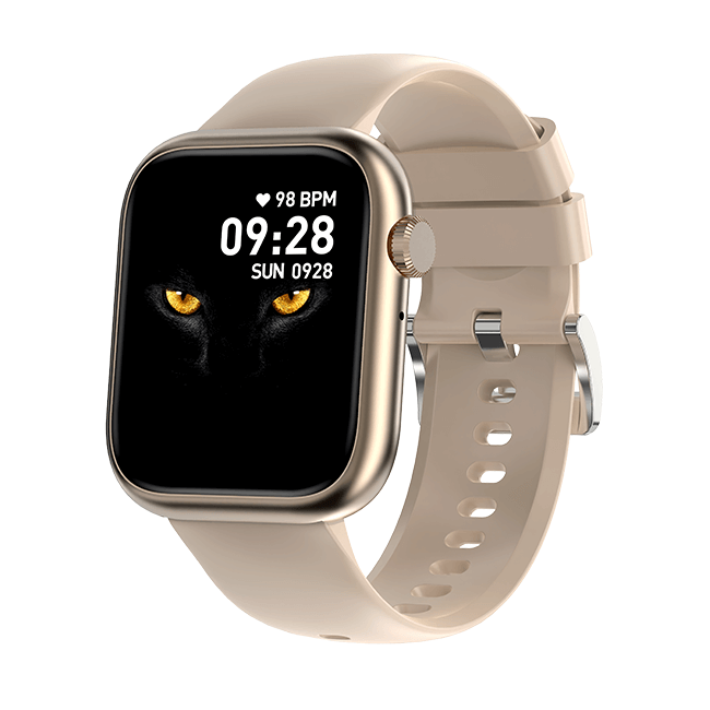 ساعة ذكية رياضية G104 بشاشة لمس 1.83 إنش، تتبع معدل ضربات القلب والنوم، مقاومة للماء IP67، متوافقة مع أندرويد وiOS